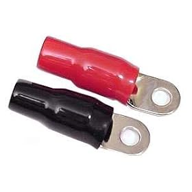 Stinger 0 Gauge Shoc-Krome Crimp Style Ring Terminals ( 1 Pair )