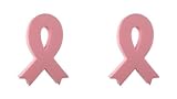 Breast Cancer Awareness Pink Ribbon Car Truck SUV Antenna Topper - 2PK