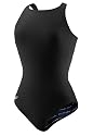 Speedo Women's Speedo Women'S Aquatic Lycra Blend High Neck With Core Stabilizer Swimsuit