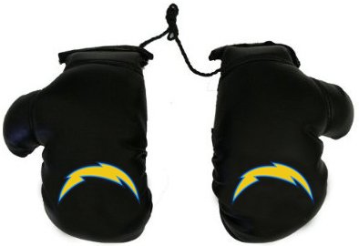 San Diego Chargers NFL Rearview Mirror Mini Boxing Gloves