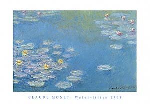 ポスター クロード モネ Water-lilies 1908
