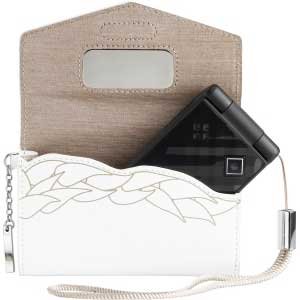Sony Ericsson OEM Design Collection Case with wrist strap (White) IDC-22 for Sony Ericsson Z780a Z750a Z550 W950i W610 W380 W200 TM506 P990 K550