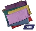 YogaAccessories (TM) Large Silk Eye Pillow (Natural)