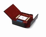 Black leather poker set by Wolf Designs