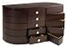 Toys : Infinity Instruments Dual Swinging Walnut Wood Jewelry Box