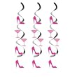 Sassy & Sweet Martini & Heels Hanging 24 Danglers 5 Per Pack