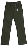 Stretch Twill 5-pocket Jeans, High Roller Color O.D., 30 to 42