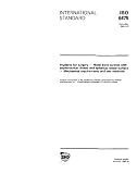 ISO 6475:1989, Implants for surgery -- Metal bone screws with asymmetrical thread and spherical under-surface -- Mechanical requirements and test methods