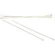 6 Sterling Silver Hat Eye Pins Earrings Findings 22 Gauge