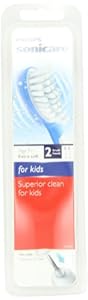 Philips Sonicare HX6042/64 Sonicare for Kids Replacement Brush Heads, Ages 7-10, 2 Pack