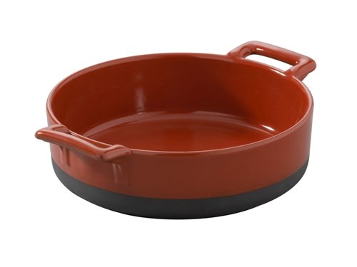 Revol Eclipse 1.1-Quart Round Baking Dish, Red