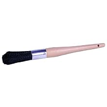 Weiler 1" Thickness, 2-3/4" Bristle Length, Nylon Fill, 302 Stainless Steel Ferrule, Chisel Trim, Professional Parts Cleaning Brush With Plain Foam Handle