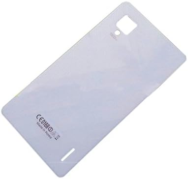 Battery Back Glass Cover for For LG Optimus G E975 Rear Back Housing Door (white)