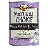 Nutro Natural Choice Venison and Whole Brown Rice Canned Dog Food