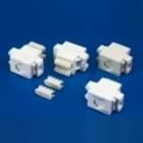 エスケイ工機 RJ-45ジャック コスモシリーズワイド21用シャッター付 LAN/CAT5e文字有り 110タイプ 3014A-ND8-C5AB-S