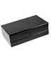 executive black lacquer stationery box