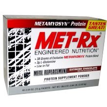 Met-Rx Drink Mix Chocolate 42pks- Met-Rx by Met-Rx