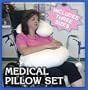 Medical Support Pillow Set of THREE pillows - Made in USA