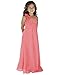 Fashion Plaza Girl's Chiffon Sheath/Column One Shoulder Bridesmaid Dress K0092