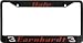 Dale Earnhardt Black Chrome License Plate Frame