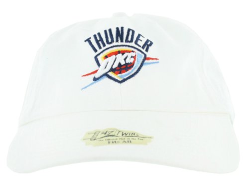 Banner 47 Oklahoma City Thunder Clean Up White Hat