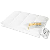 PREMIUM DE LUXE - Daunendecke - MEDIUM - 135x200cm - 100% Gänseflaum - 720 gr. - Deutsches Qualitätsprodukt - 975.50.009