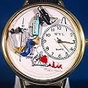 Respiratory Therapist Watch in Gold (Unisex)