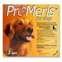 ProMeris for Dogs 55-88 Pounds, Large 3 ea