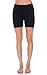 Emmalise Women's 12 in Stretchy Layering Short Seamless Legging Bottom - Black, One Size