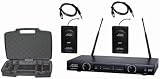 Audio2000S UHF, 2-Channel Wireless System With Two Guitar Transmitters AWM6012UG