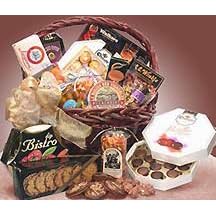 Gallant Gourmet Food Sampler Gift Basket by Art of Appreciation Gift Baskets