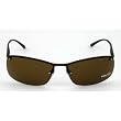 Genuine Police Sunglasses with Matte Dark Copper Frame and Brown Lenses. Model: S2933-S64