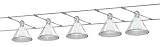 Seilsystem Arco 105 5x20W G4 Chrom/Transparent/Satin 2