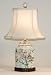 Oval Pretty Floral Bedside Porcelain Table Lamp