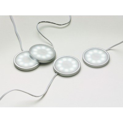 Paul Neuhaus 1184-00 LED-Lichtpuck, 4-er-Set, wei&szlig;