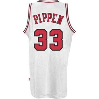 Scottie Pippen Chicago Bulls Adidas White Swingman Jersey - XL