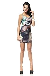 Sexy Polyester/Spandex Sheath Sleeveless Party Dress/Tunic/Mini Dress  with a Brush/Sweep Train 