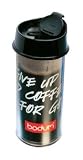 Bodum Acrylic Travel Mug with Bodum Logo, 16-Ounce