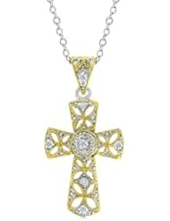 Veiled Cross Pendant