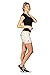 Suko Jeans Womens Bermuda Shorts Cargo Convertible Poplin Belted with pockets