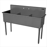 42 x 57 Triple Bowl Scullery Sink