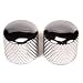Peavey Guitar Dome Knobs (Chrome)