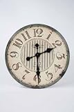 Wooden Cream French Retro Vintage Style Wall Clock