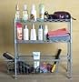 3 Tier Wire Shelving with One Slide Basket Unit
