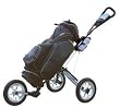 LINKSMAN GOLF X7 Three wheel Golf Push Cart BLACK 3 wheeled