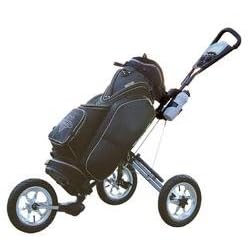 Linksman Golf X-7 Golf Push/Pull Cart 3 Wheel BLACK
