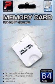 Playtech 64mb Memory Card for Wii Console
