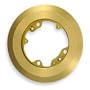 Hubbell S3082 Brass Floor Box Carpet Flange