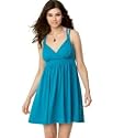 Trixxi Braided-Strap V-Neck Dress