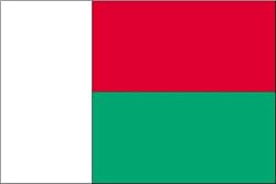 Annin Nylon Madagascar Flag, 3-Foot by 5-Foot